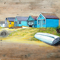 Karen Frampton, New Forest Artist, paintings, greeting cards, murals, slate, Hampshire, UK